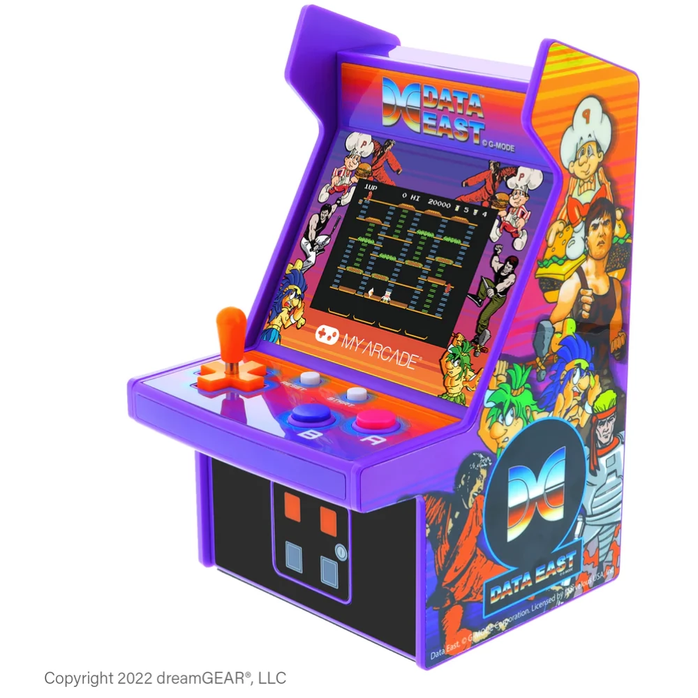 MY ARCADE Data East 300+ Micro Player Retro Arcade 6.75" Hordozható