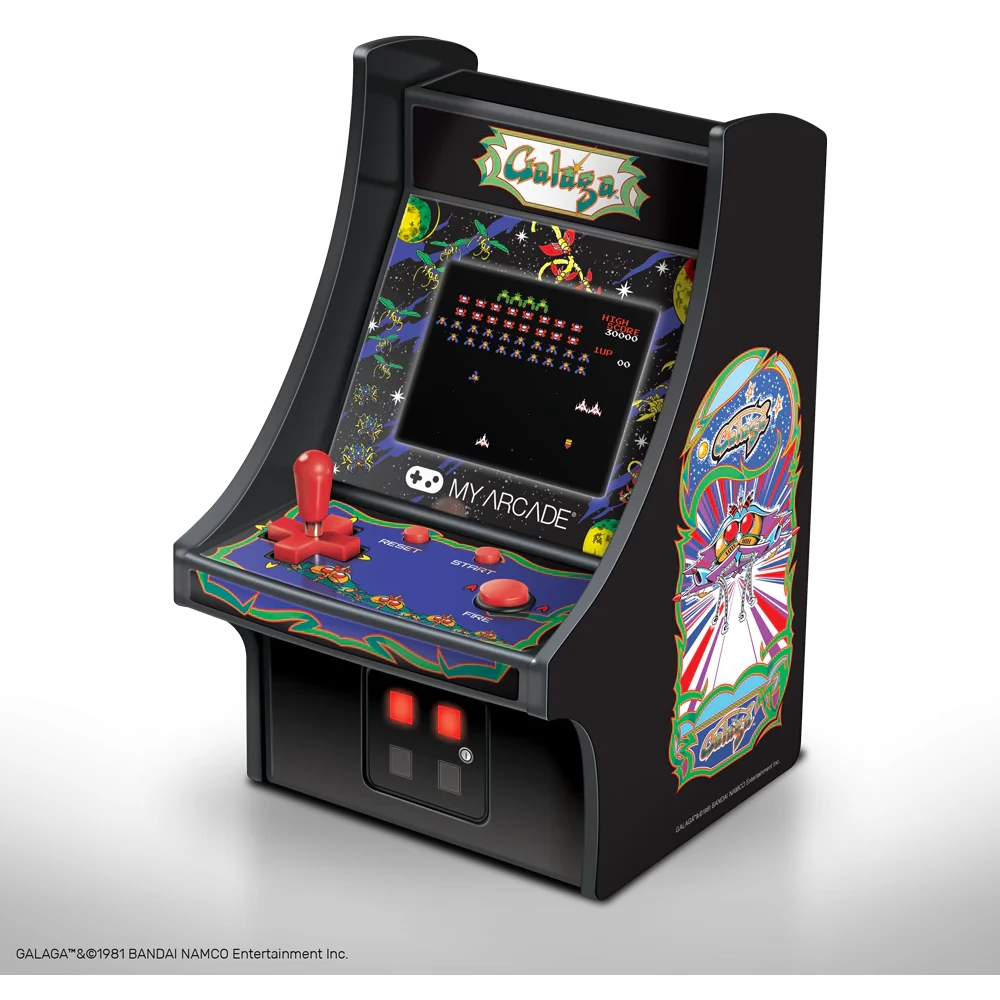 MY ARCADE Galaga Micro Player Retro Arcade 6.75" Hordozható