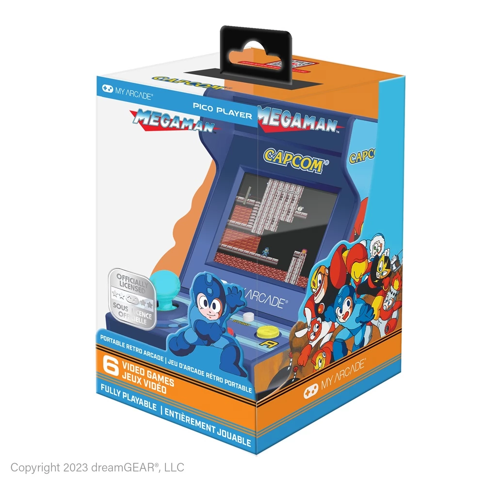 MY ARCADE Mega Man Pico Player Retro Arcade 3.7" Hordozható