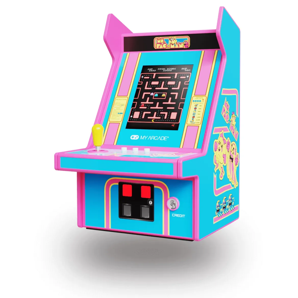 MY ARCADE Ms.Pac-Man Micro Player Pro Portable Retro Arcade 6.75" Hordotható