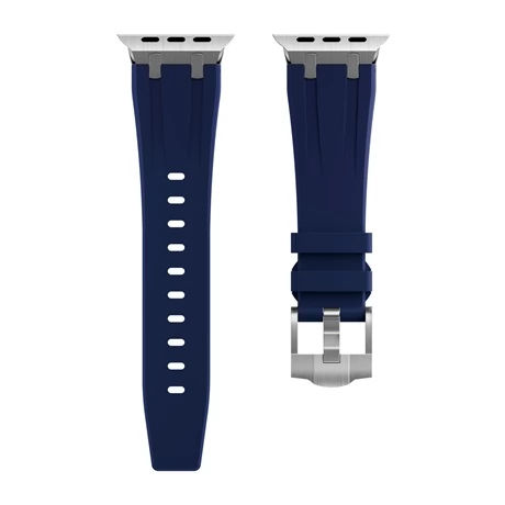 MYBANDZ Apple Watch Element óraszíj 42/44/45/49 mm kék(ezüst)