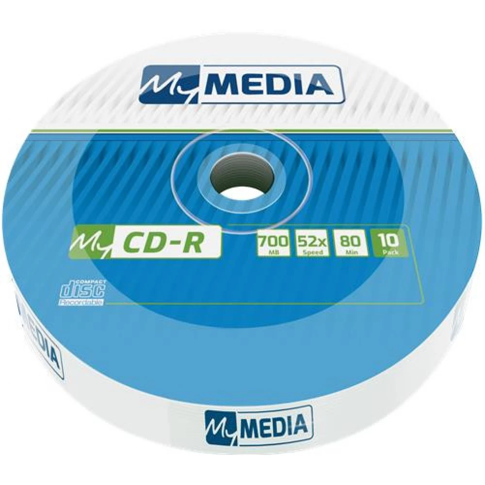 MYMEDIA CD-R 52x 10db zsugor fóliás