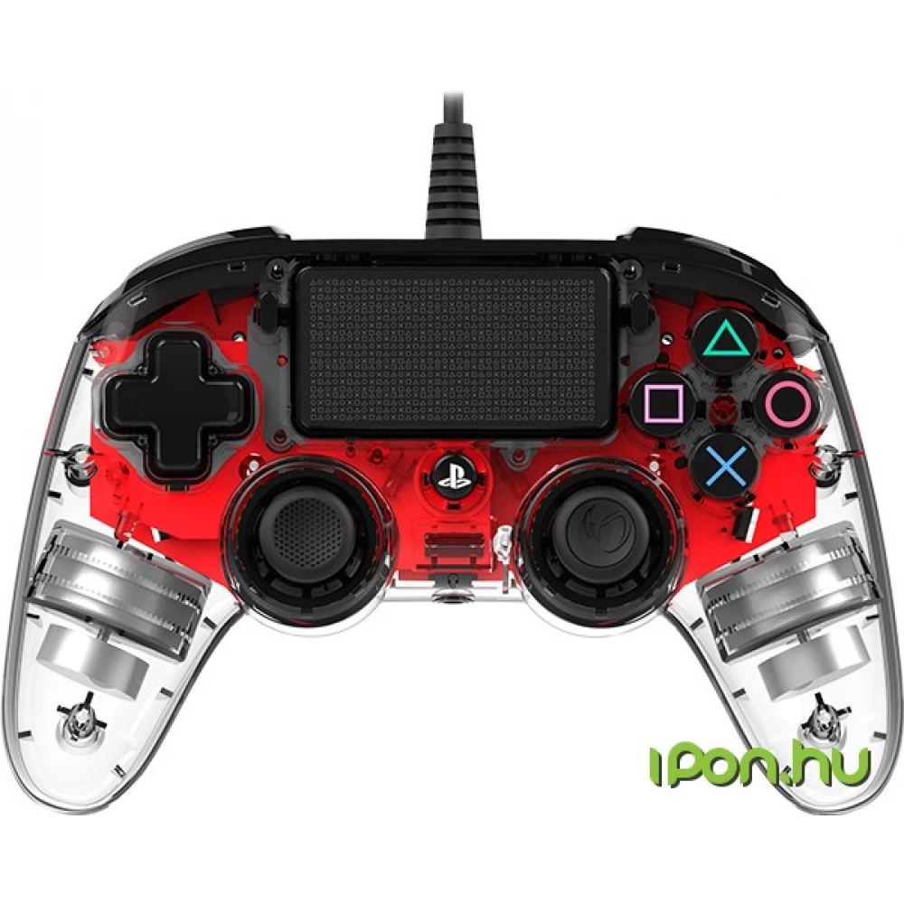 NACON Wired compact controller for Playstation 4 halványpiros