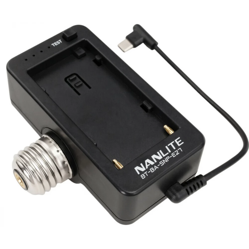 NANLITE PavoBulb 10C akkumulátor adapter E27