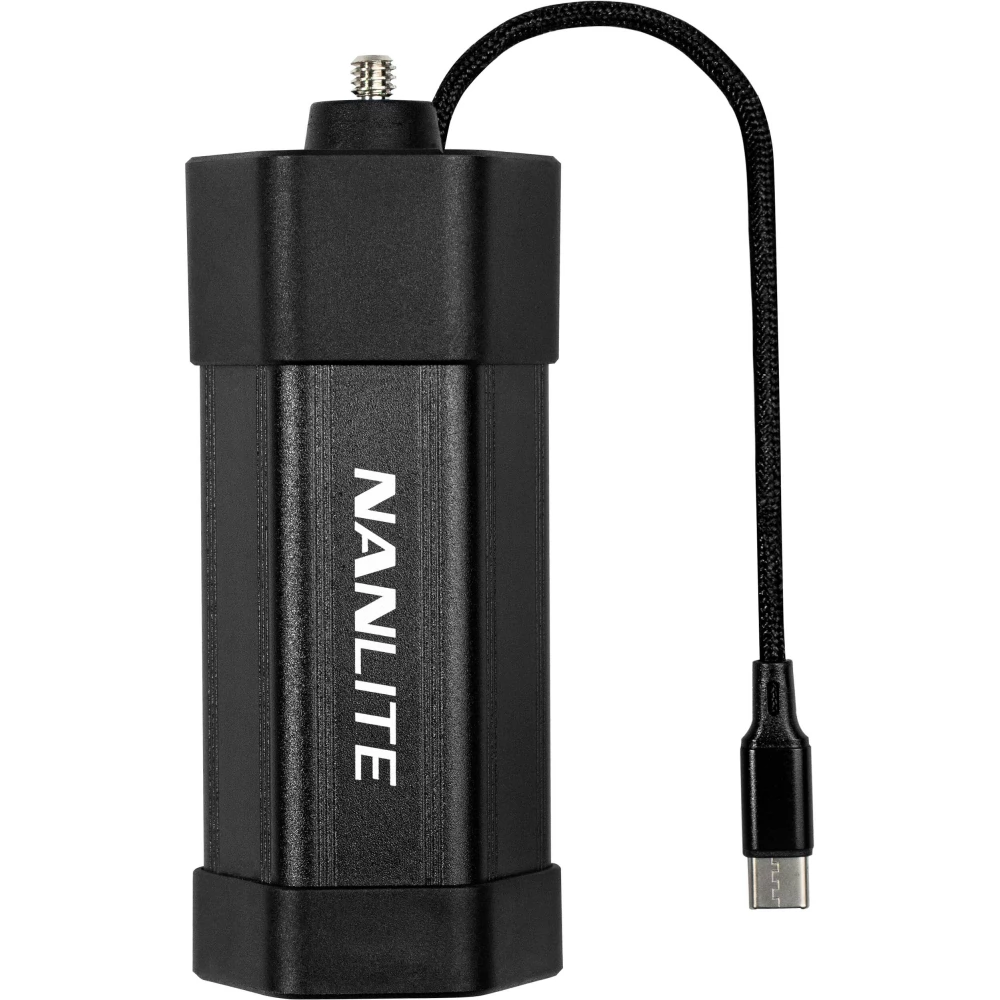 NANLITE PavoTube II 6C NP-F Battery Grip with USB-C Cable