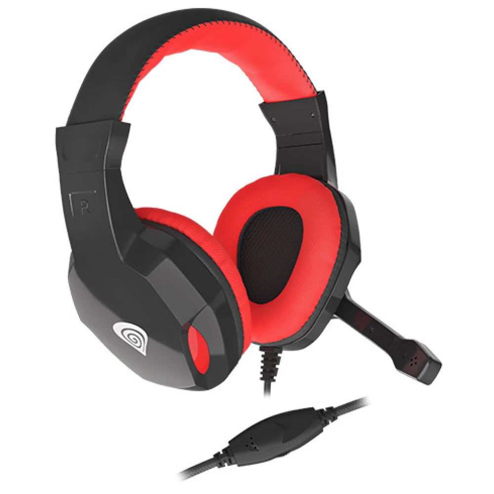 NATEC Argon 110 fekete-piros