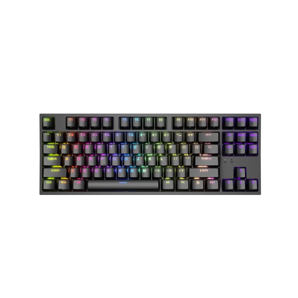 NATEC Genesis Thor 404 TKL Kailh Box Brown V2 US Angol fekete