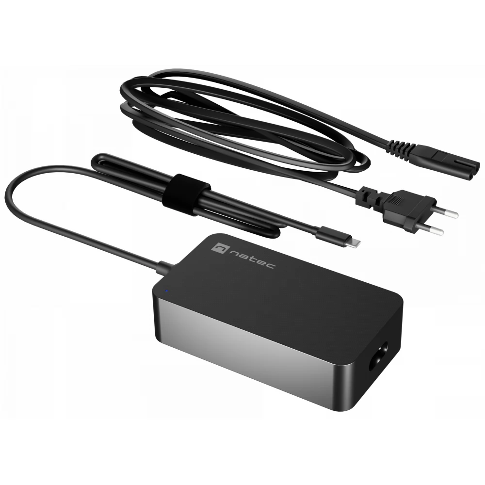 NATEC Grayling USB-C 65W fekete