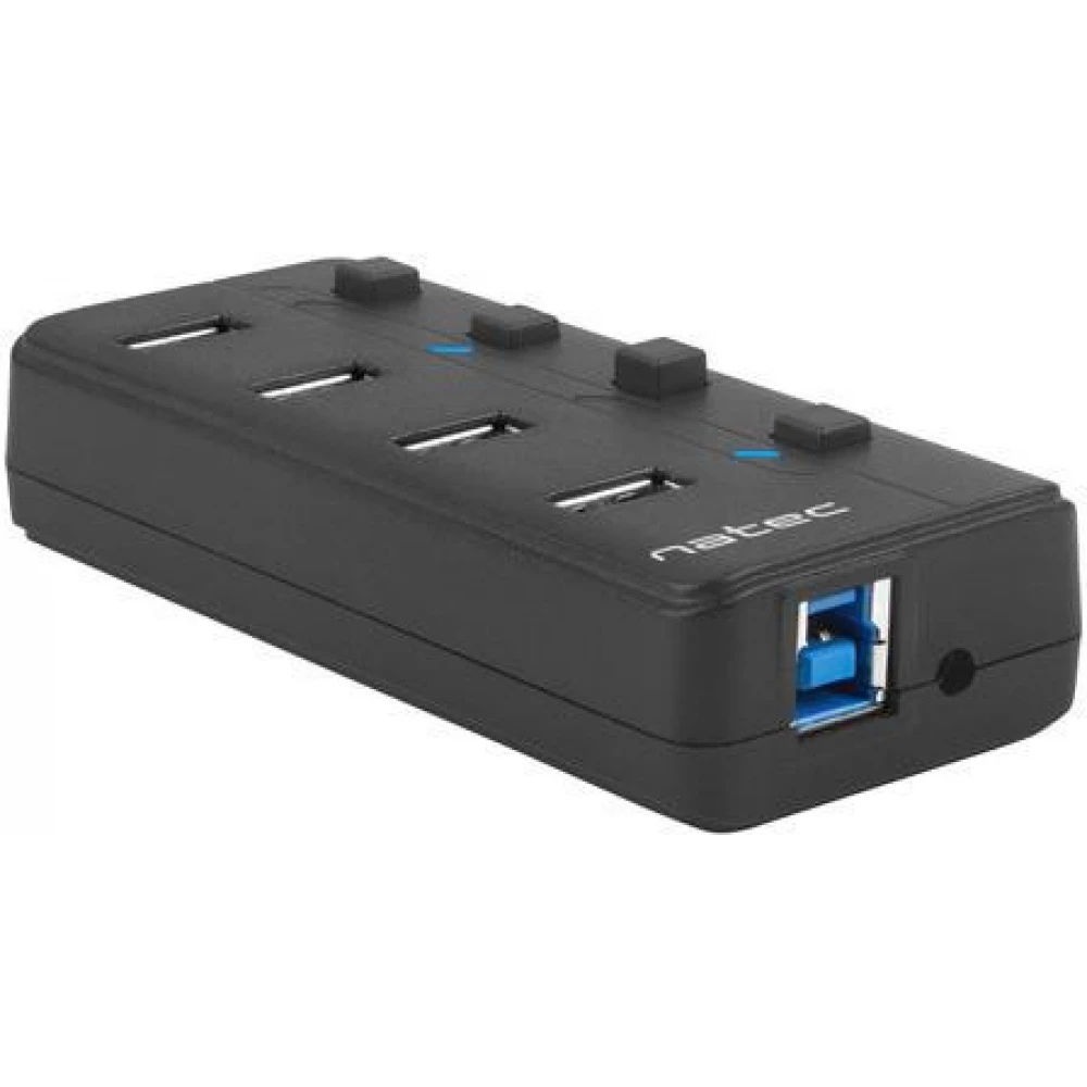 NATEC NHU-1557 Hub USB 3.0 with AC Adapter