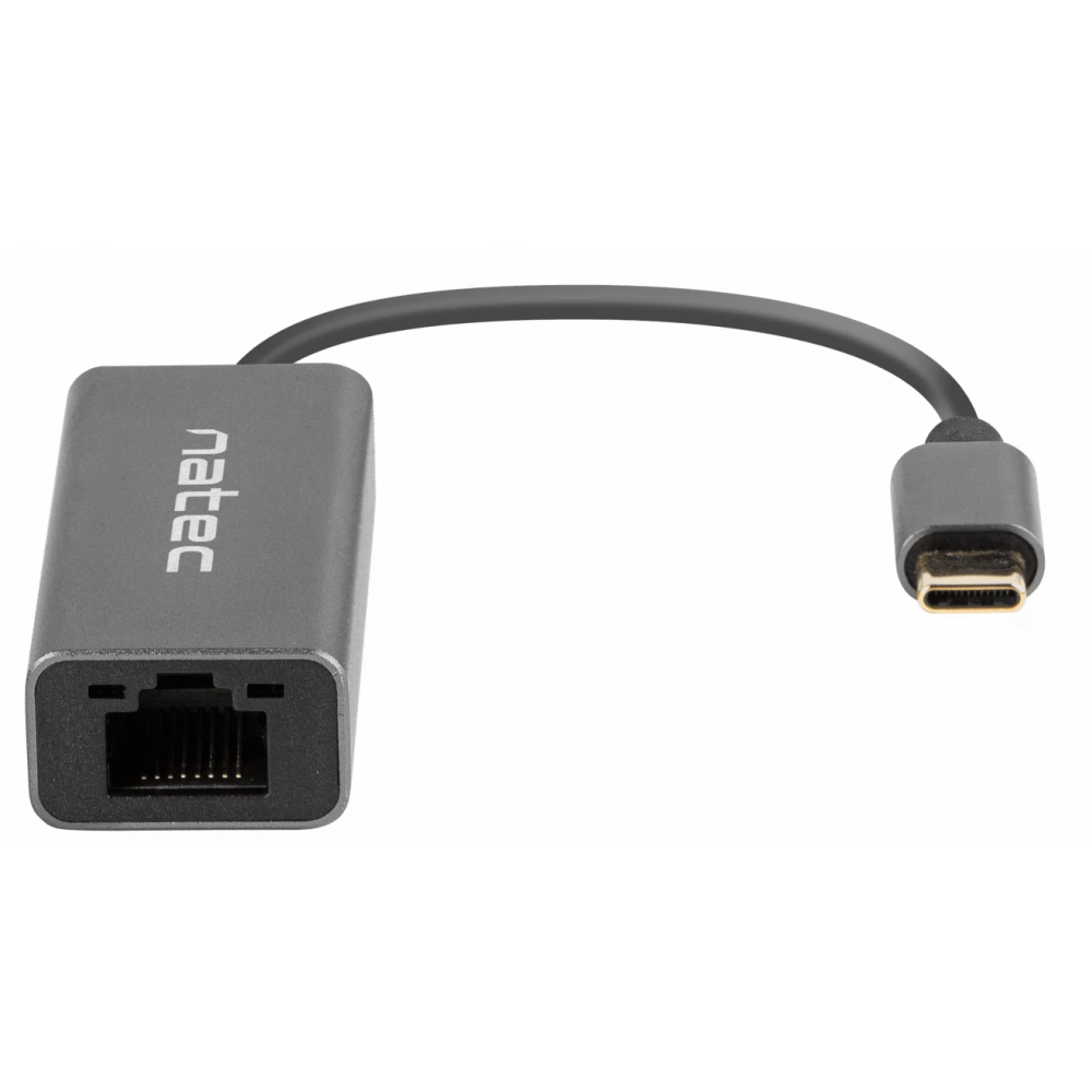NATEC NNC-1925 USB-C 3.1 UTP Átalakító 1Gbps szürke