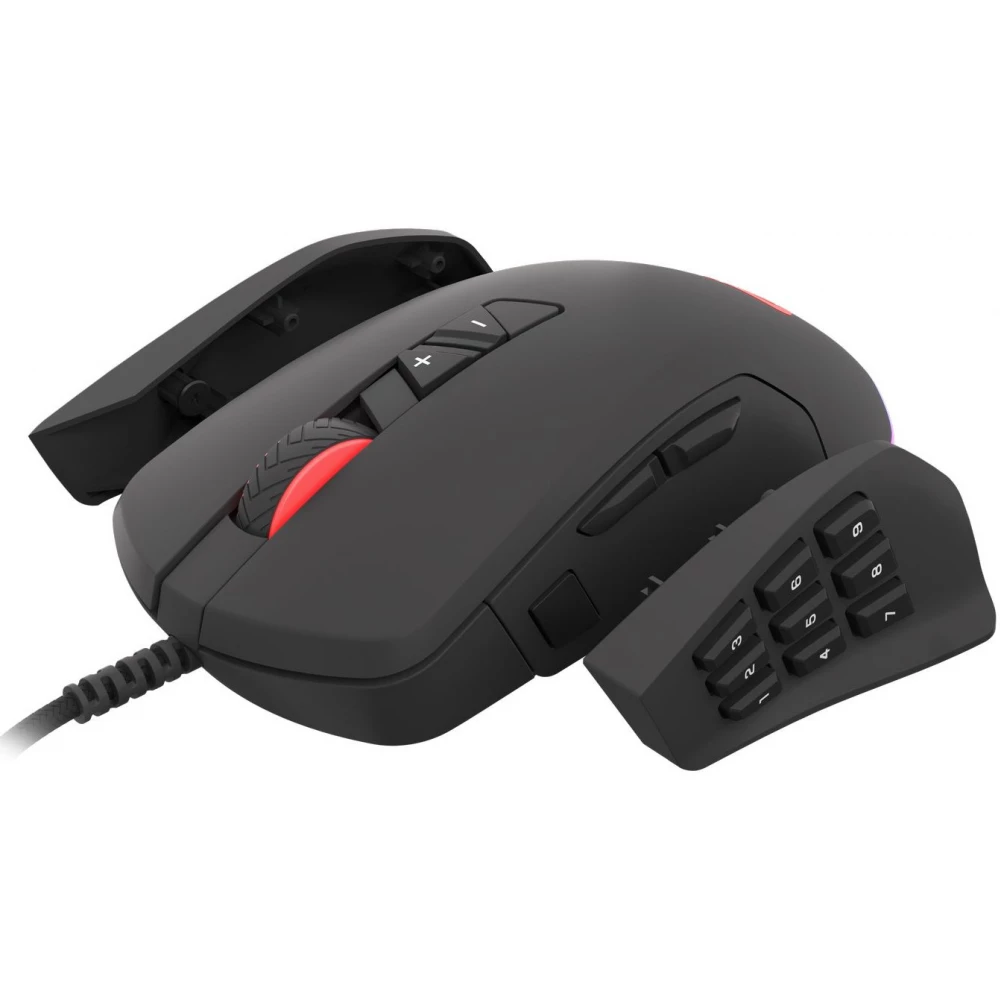NATEC Xenon 770 RGB fekete