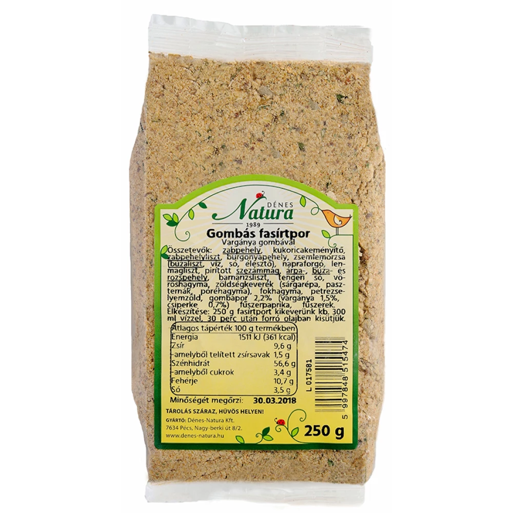 Natura fasírtpor vargánya gombás 250 g