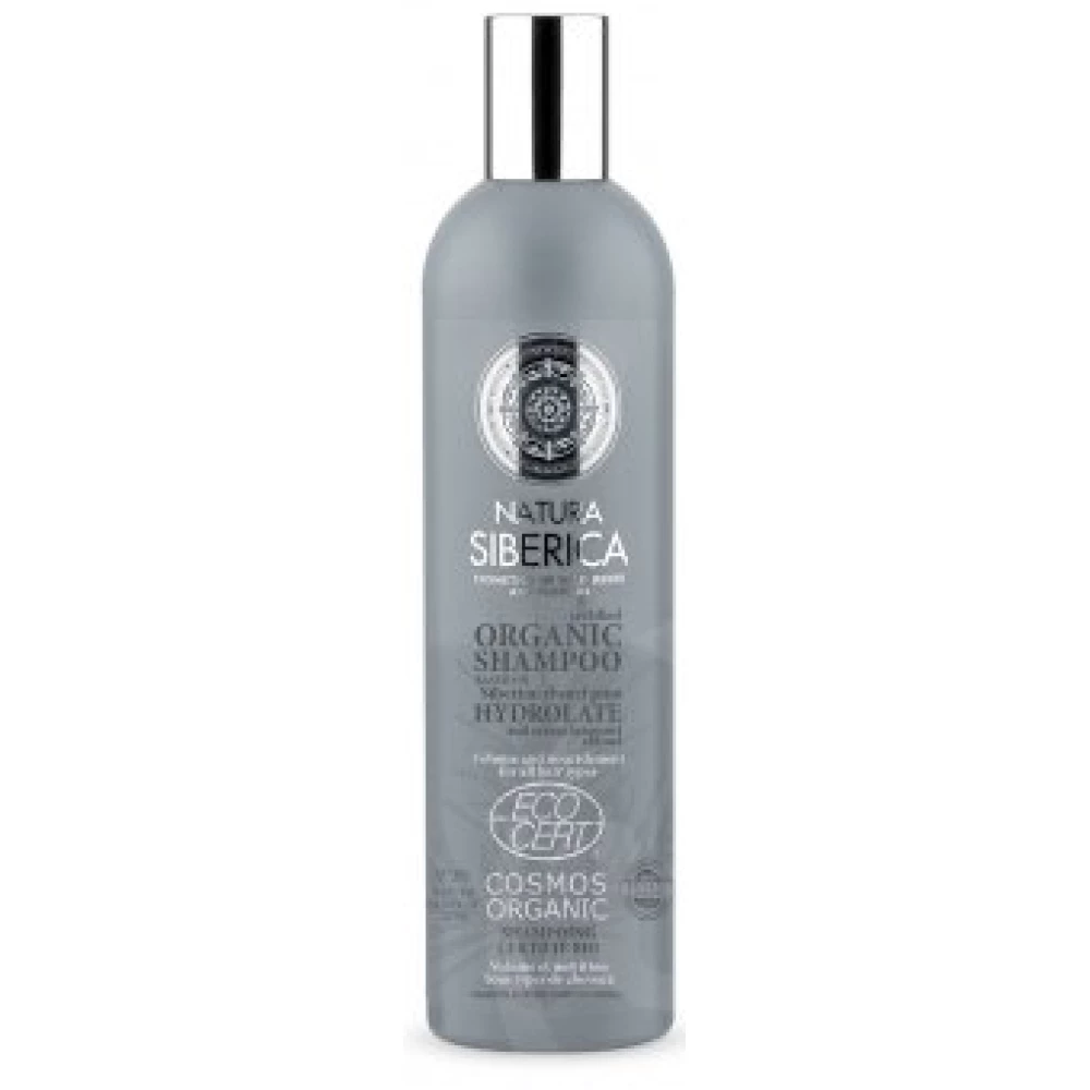 Natura siberica virágvíz alapú dúsító-tápláló sampon 400 ml