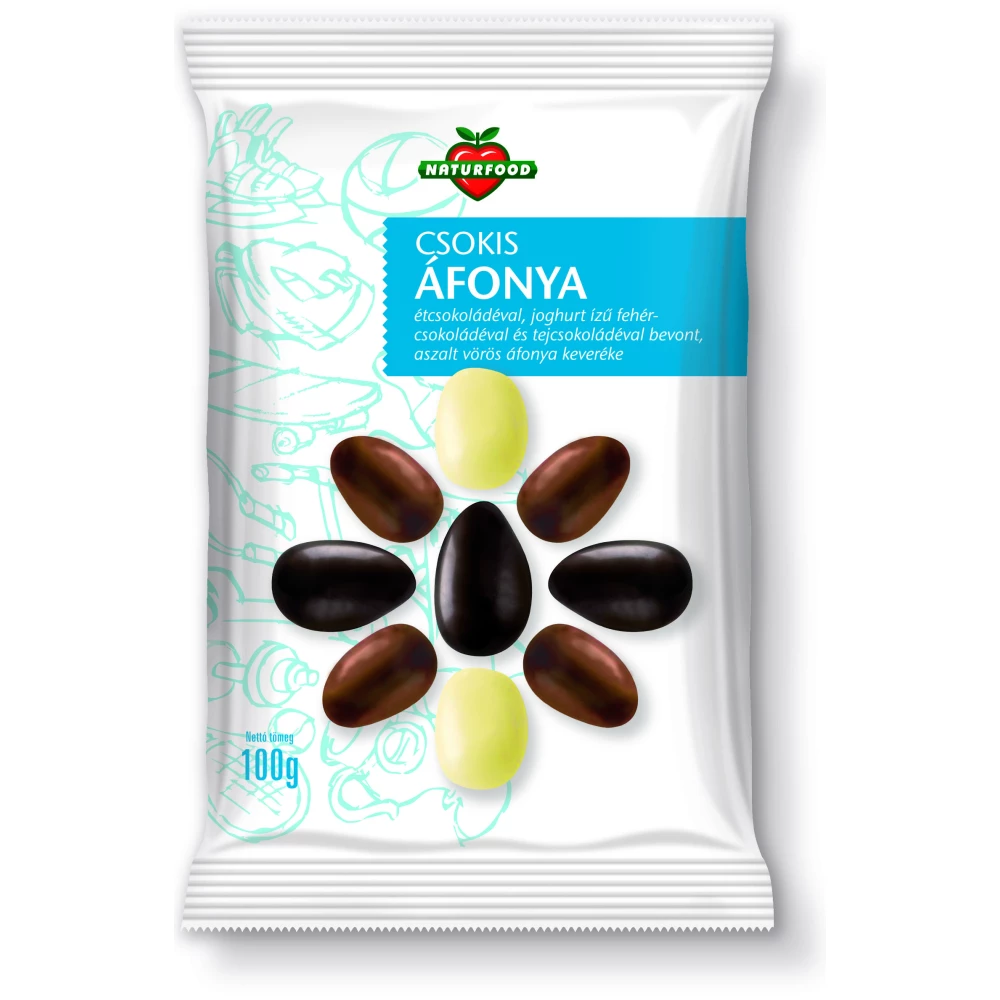 Naturfood csokis áfonya 100 g