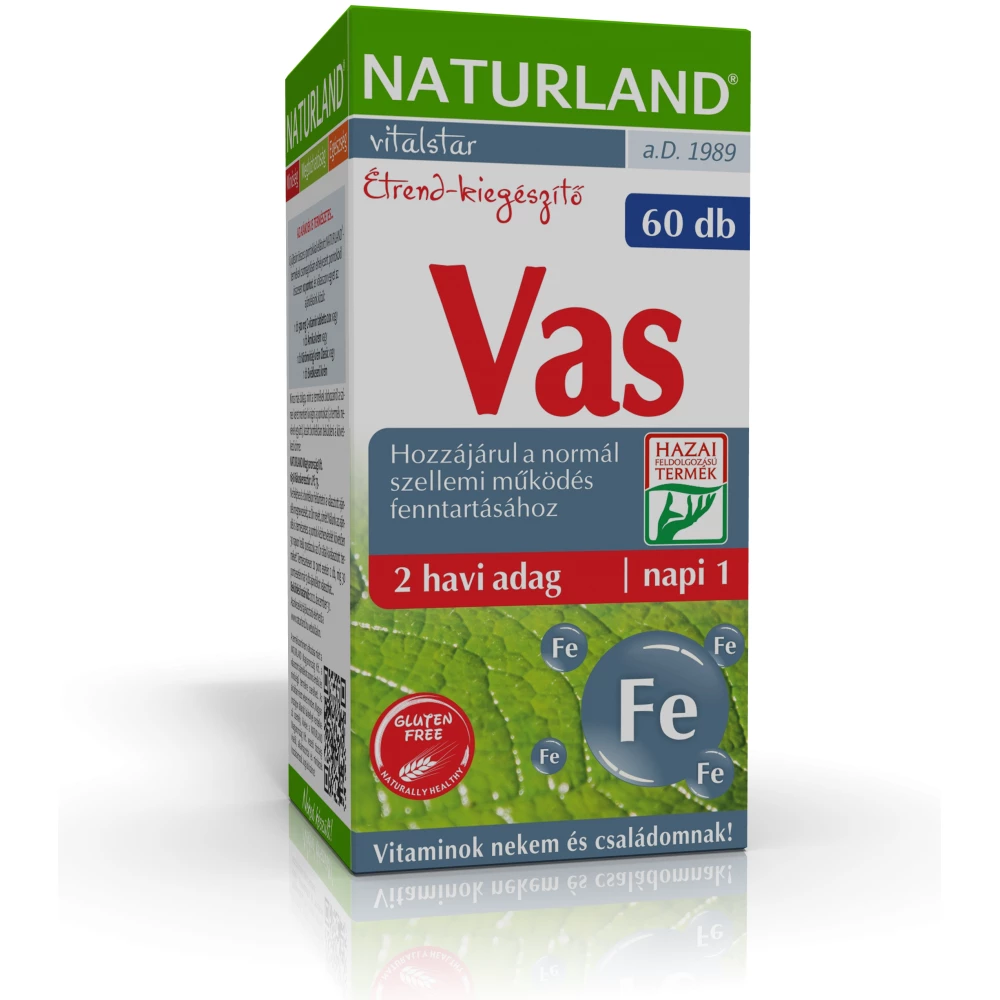 NATURLAND Naturland vas tabletta 60 db