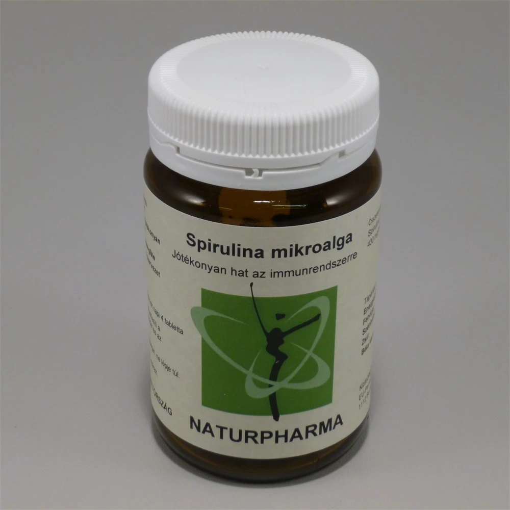 Naturpharma spirulina mikroalga tabletta 120 db