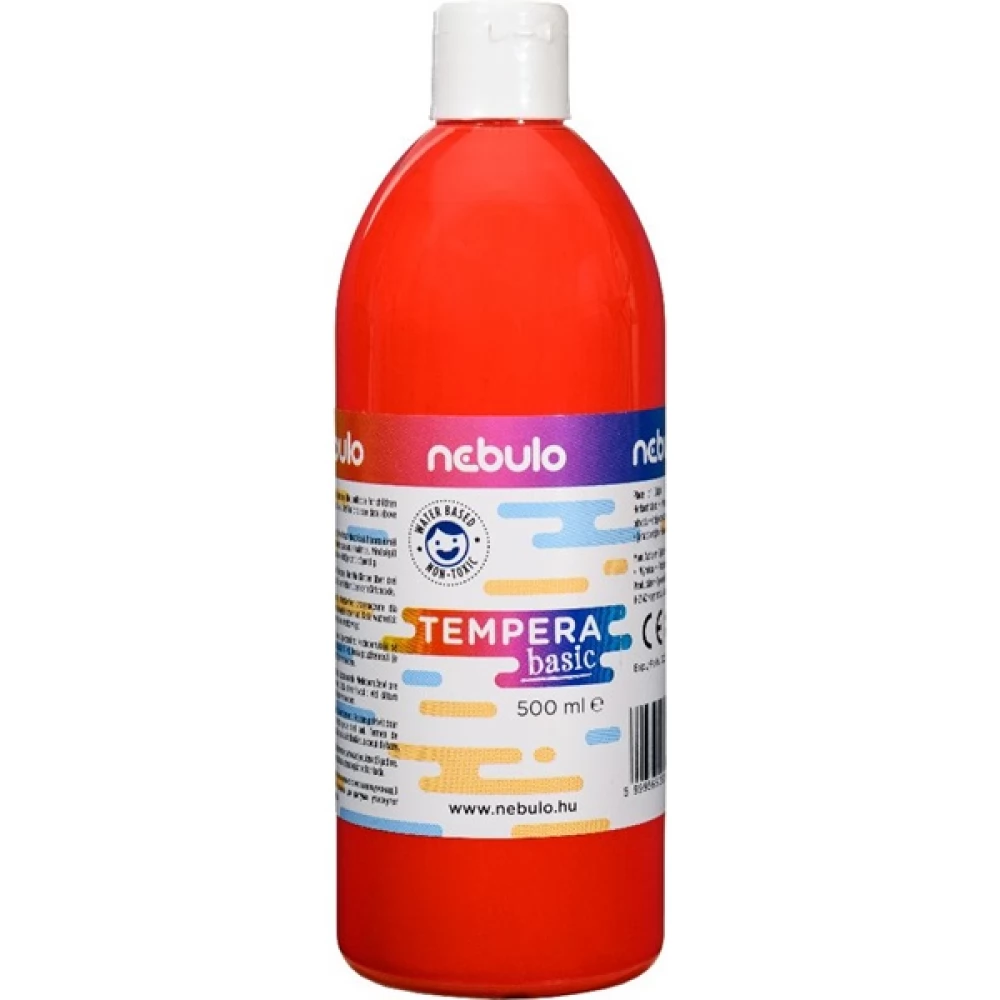 NEBULO 500ml-es tempera festék piros