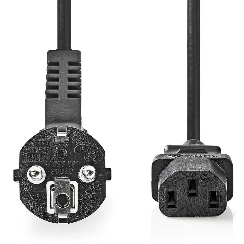 NEDIS 230V IEC Táp Fekete 3m CEGL10000BK30