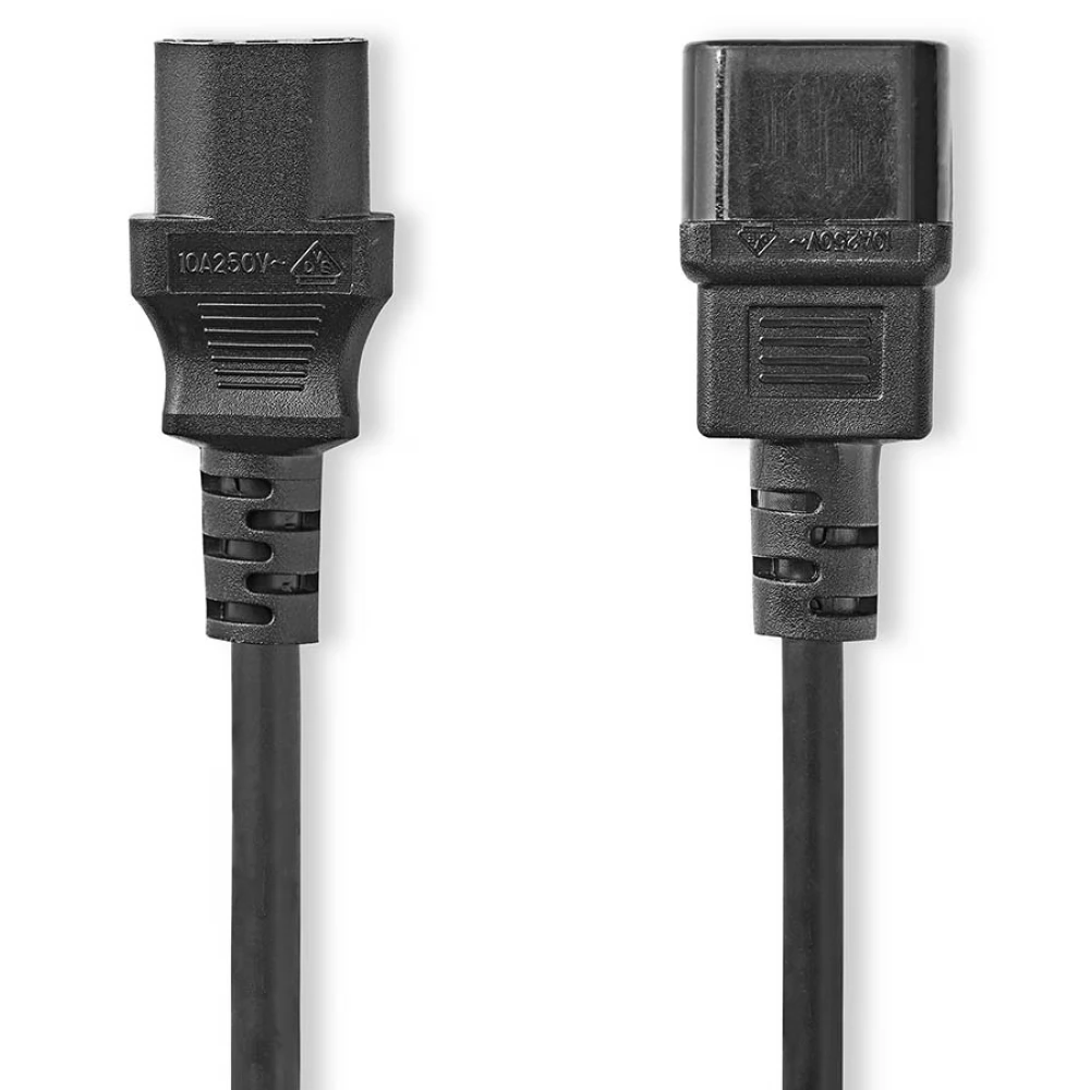 NEDIS IEC Táp Fekete 2m CEGL10500BK20