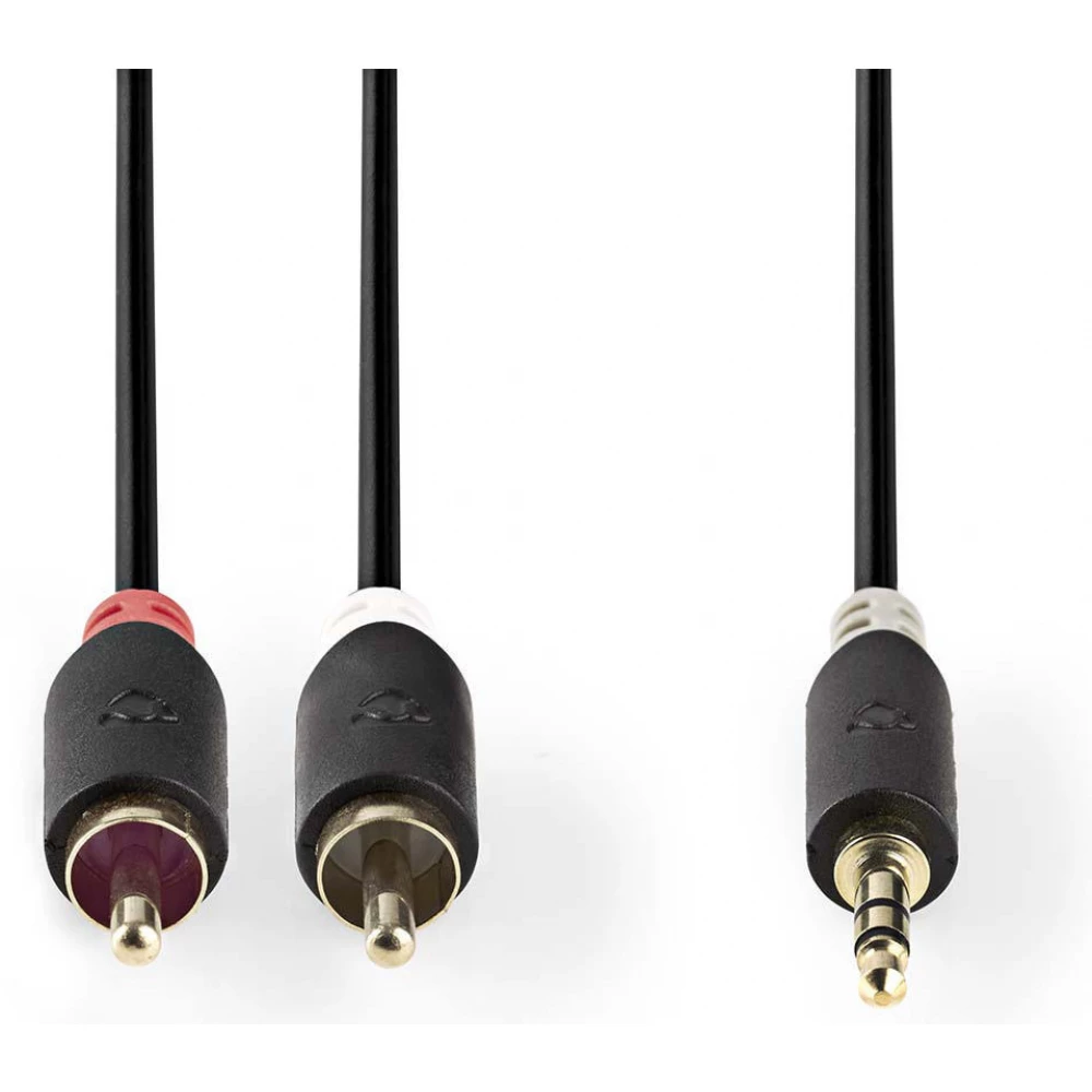 NEDIS Jack RCA Átalakító Antracit 5m CABW22200AT50