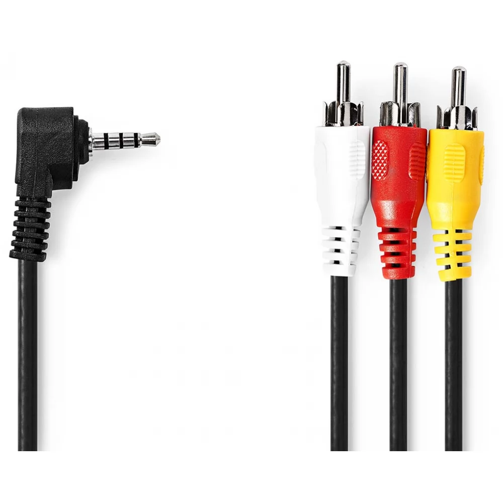 NEDIS Jack RCA Átalakító Fekete 2m CVGL22400BK20