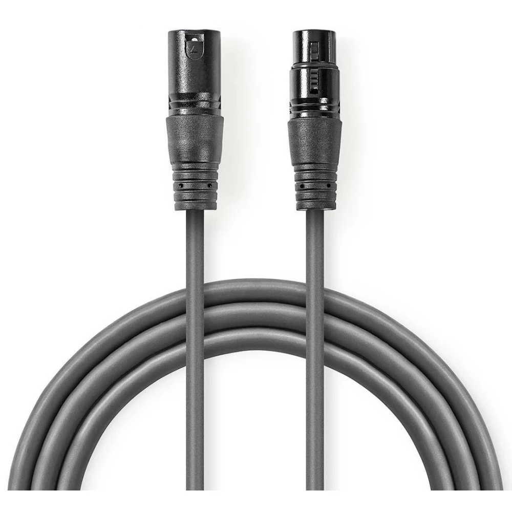 NEDIS XLR Hosszabbító Szürke 1.5m COTH15010GY15