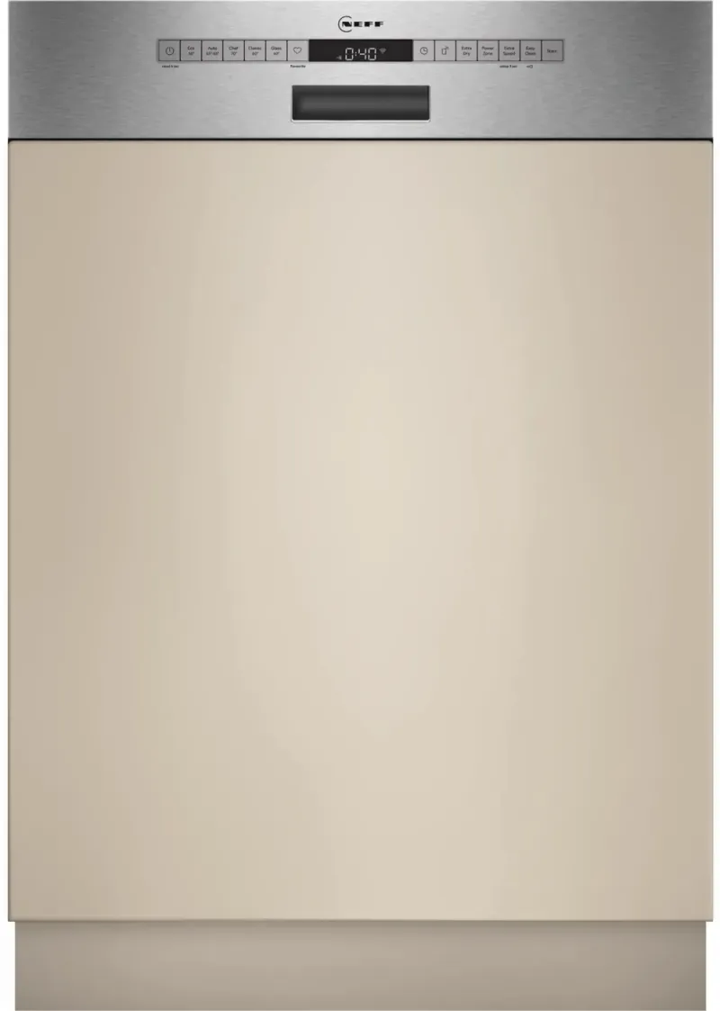 NEFF S145EVS04E N 50 Mosogatógép 60cm Szálcsiszolt acél