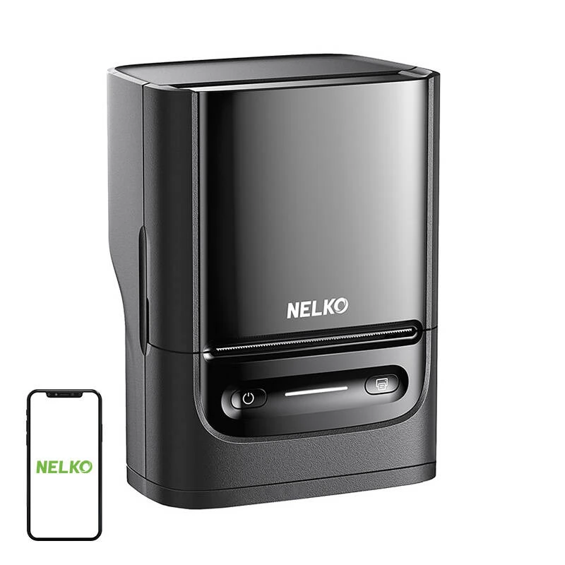 NELKO PM220 thermal label printer fekete