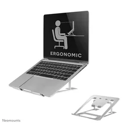 NEOMOUNTS Foldable laptop stand for 10-17" laptops ezüst