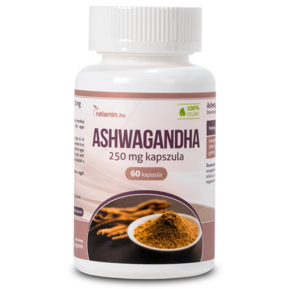 NETAMIN Netamin ashwagandha kapszula 250mg 60 db