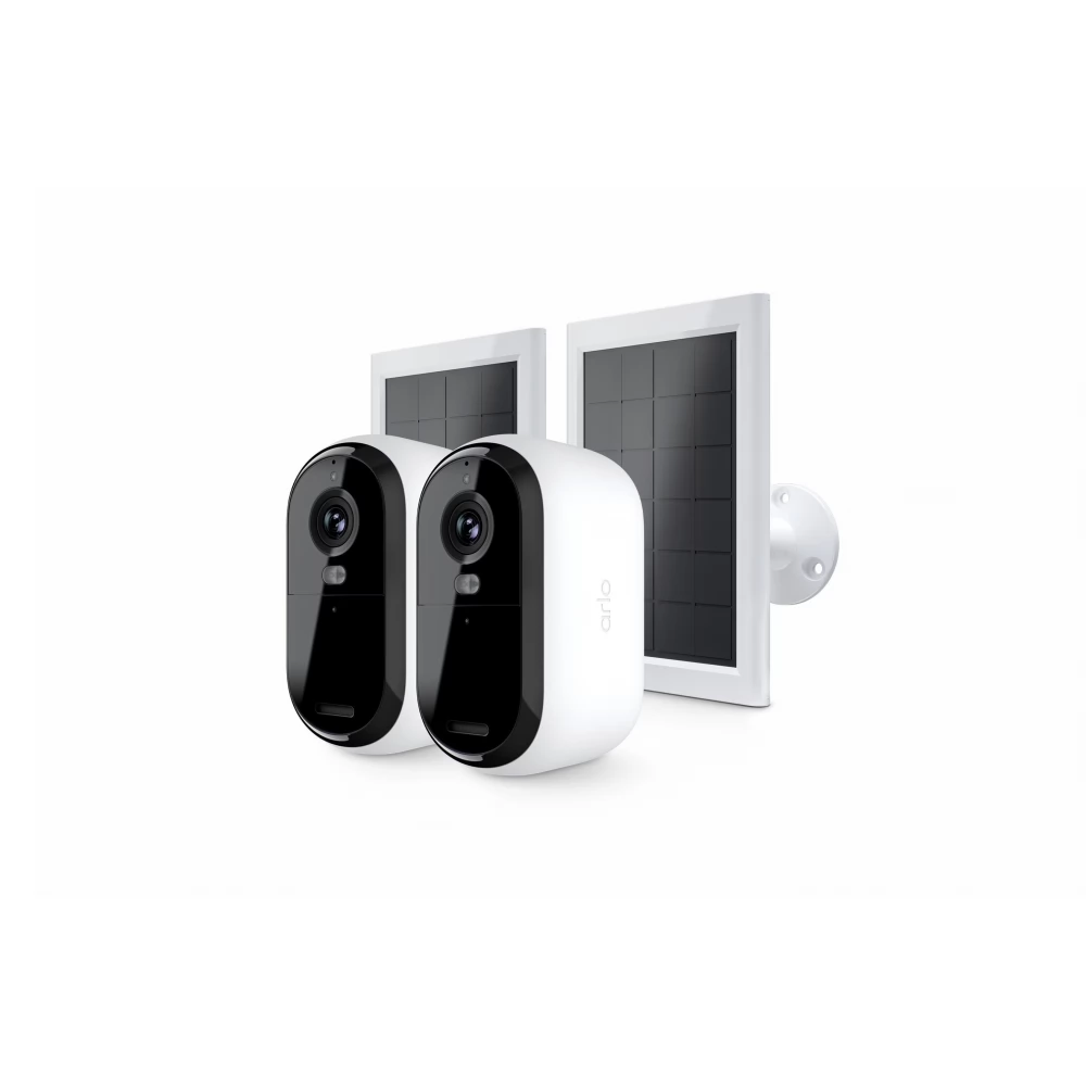 NETGEAR Arlo Essential (Gen 2) outdor 2K IP kamera 2 db + 2 db Solar panel csomag