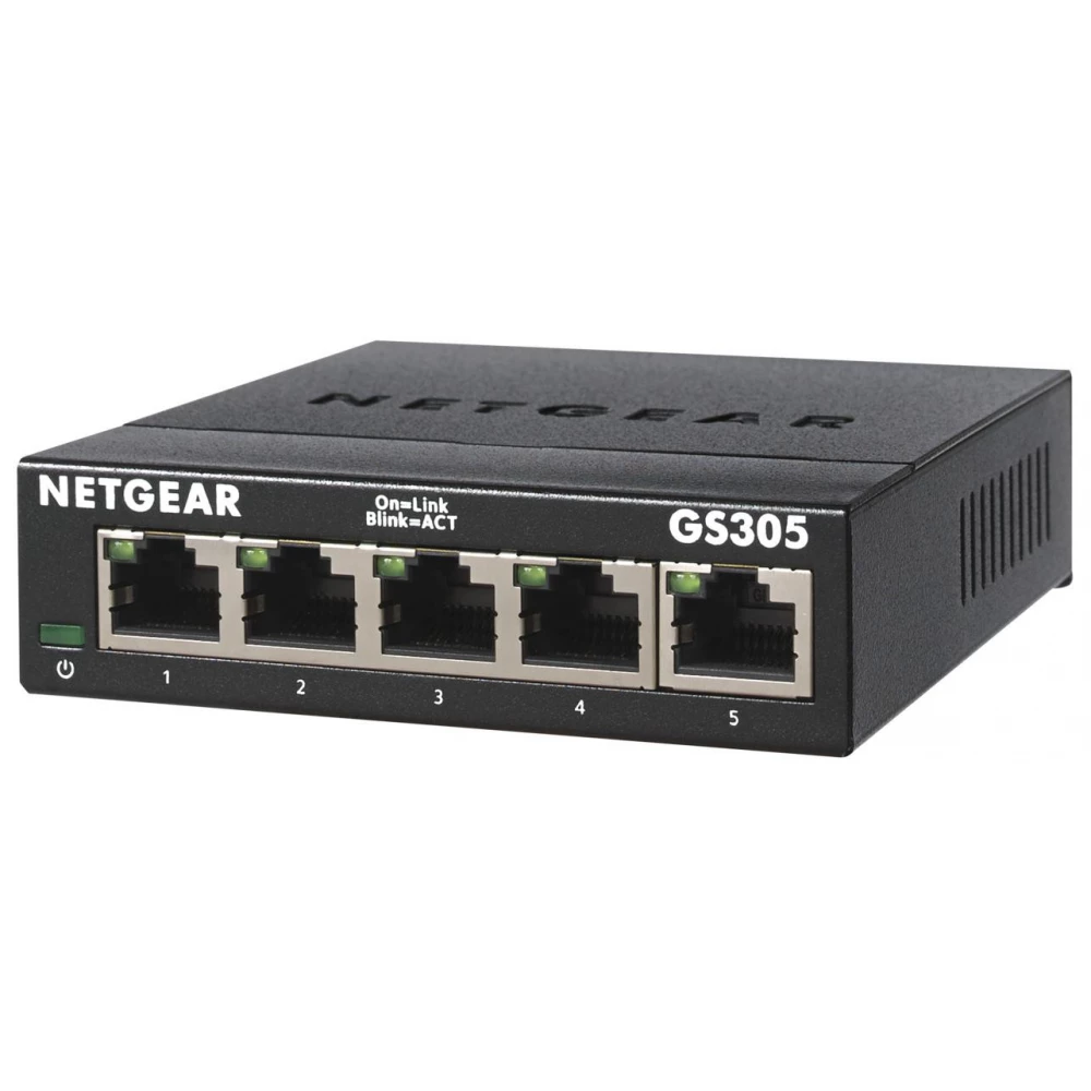 NETGEAR GS305v3 5-Port Gigabit Ethernet Switch