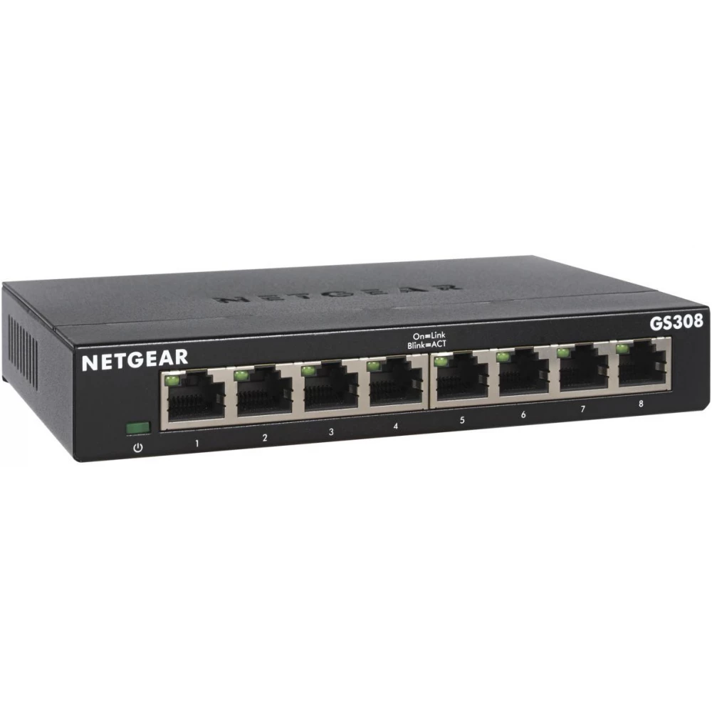 NETGEAR GS308v3 8-Port Gigabit Ethernet Switch