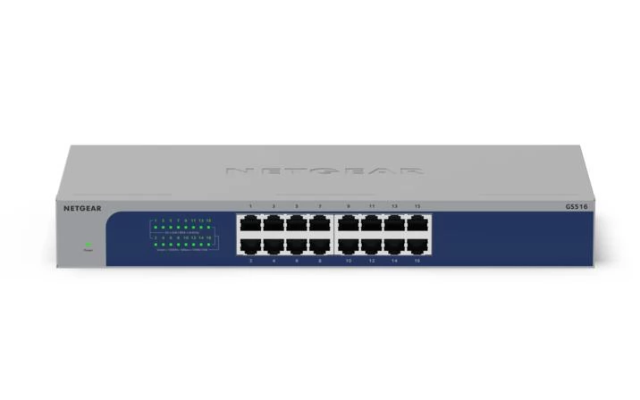 NETGEAR GS516 16-Port Gigabit Ethernet Unmanaged Switch