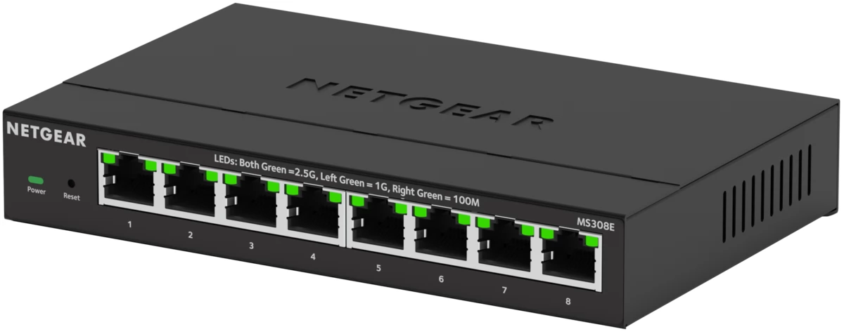 NETGEAR MS308E 8-port 2.5G Multi-Gigabit Ethernet Plus Switch