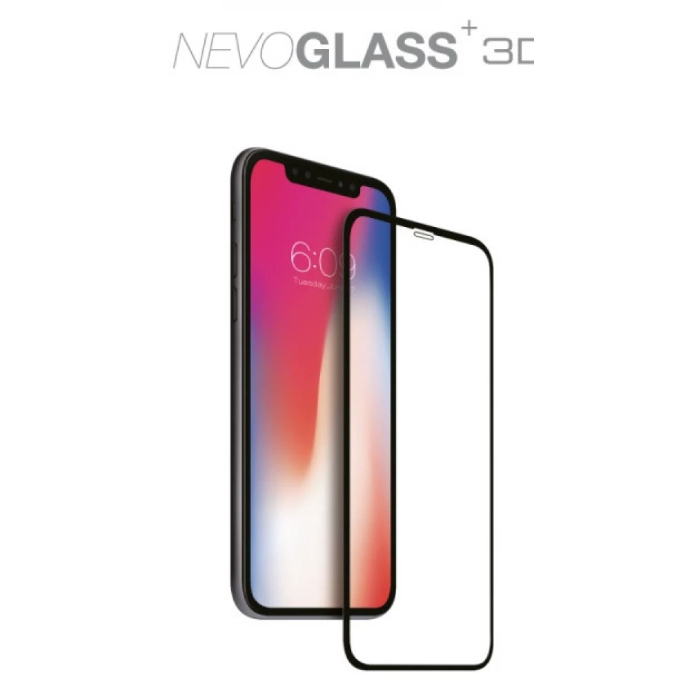 NEVOX Nevoglass 3D iPhone iPhone SE (2020)/8/7 fekete