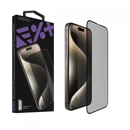 NEXT ONE All Rounder Privacy Screen Protector iPhone 15 Pro