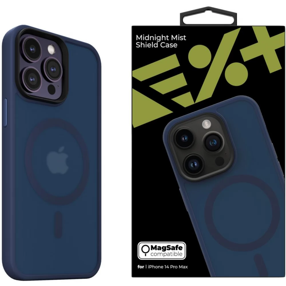 NEXT ONE Mists Shield Case MagSafe tok iPhone 14 Pro Max kék