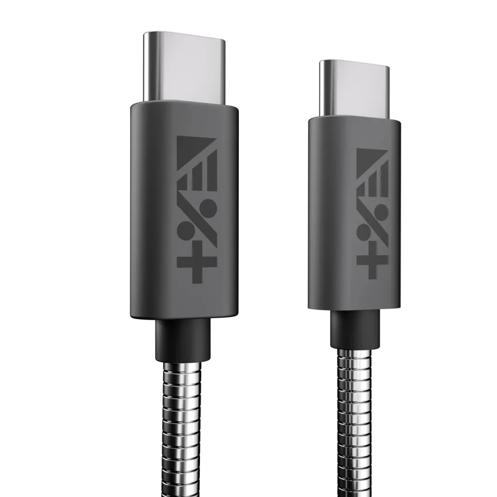 NEXT ONE USB 2.0 Type C Összekötő Szürke 1.2m USBCX2-MET-SG