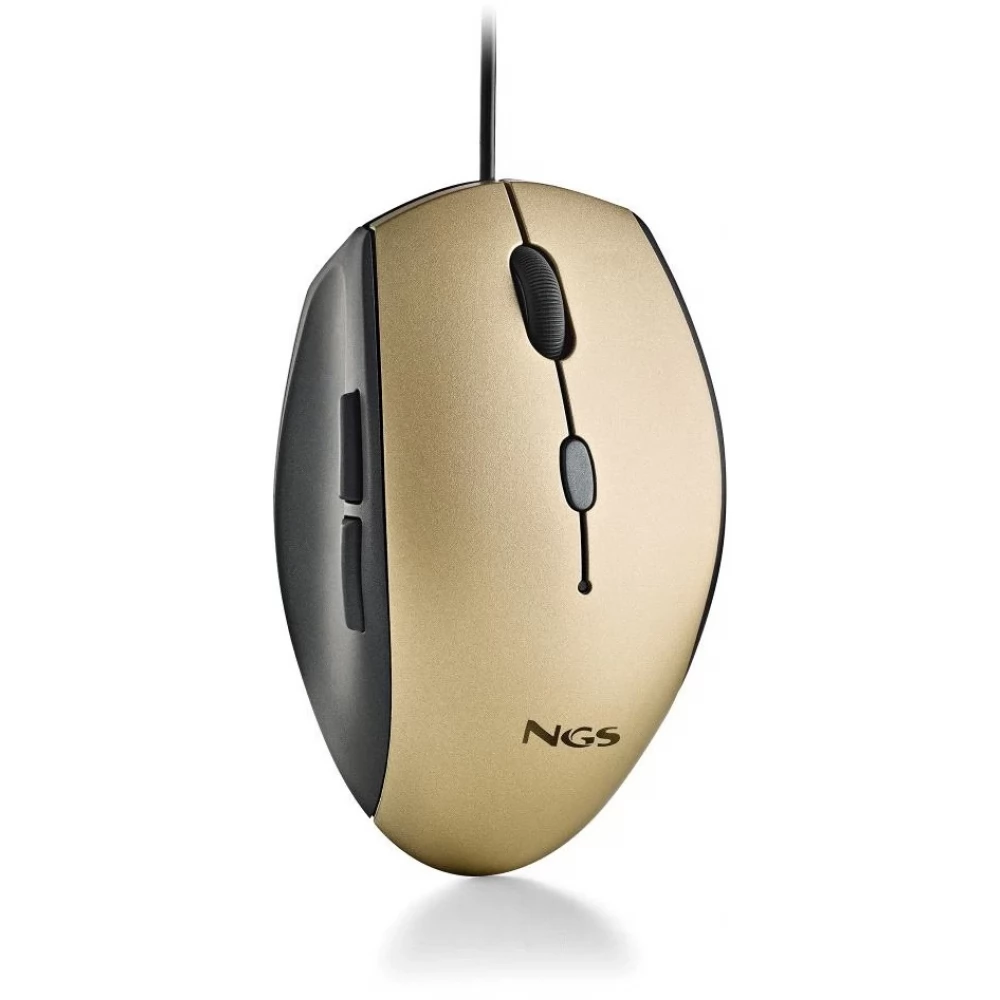 NGS Moth asztali vezetékes ergonomikus csendes egér arany