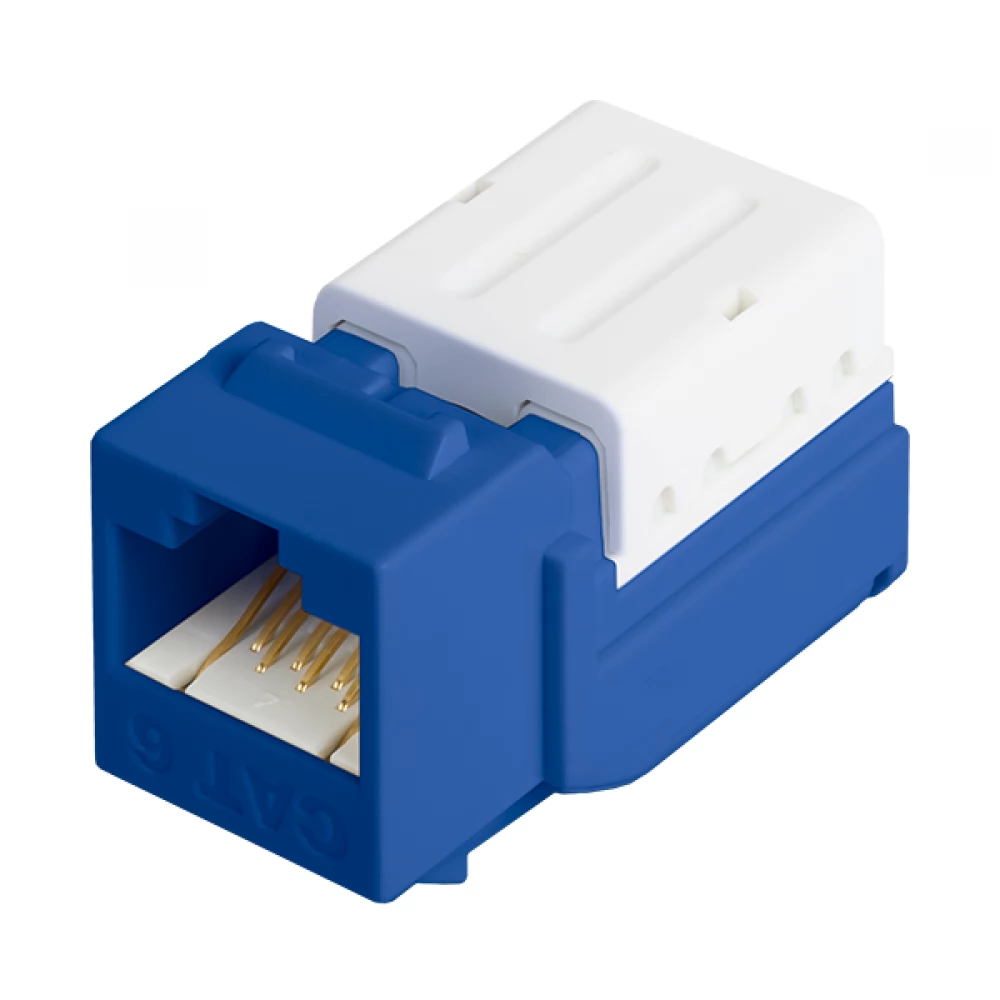 NIKOMAX Fast Termination series keystone jack Unshielded Category 6 NMC-KJUE2-FT-BL