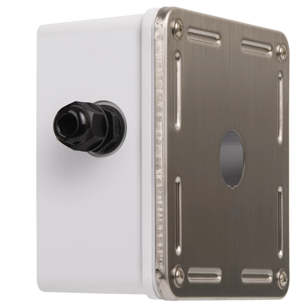 NIKOMAX Industrial wall outlet 1 port metallic