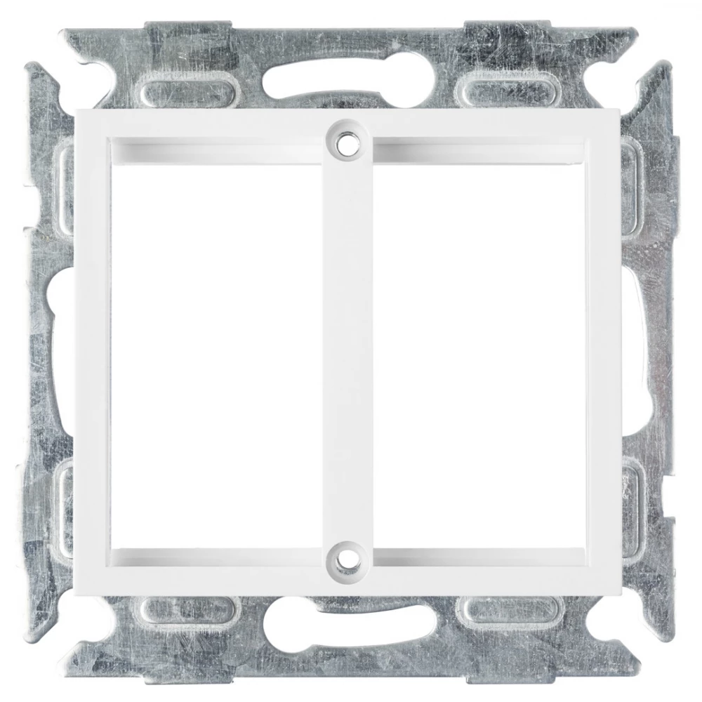 NIKOMAX NMC-PV2MH-WT Inner frame of Valena faceplate