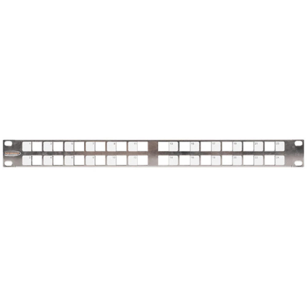 NIKOMAX Patch Panel with Angled Jacks 1U