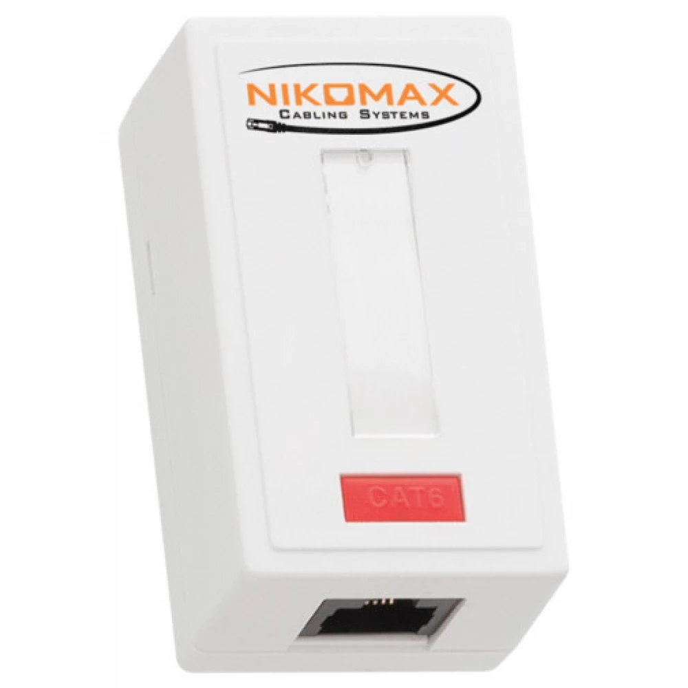 NIKOMAX Surface mounting outlets Unshielded 1 port Cat.6