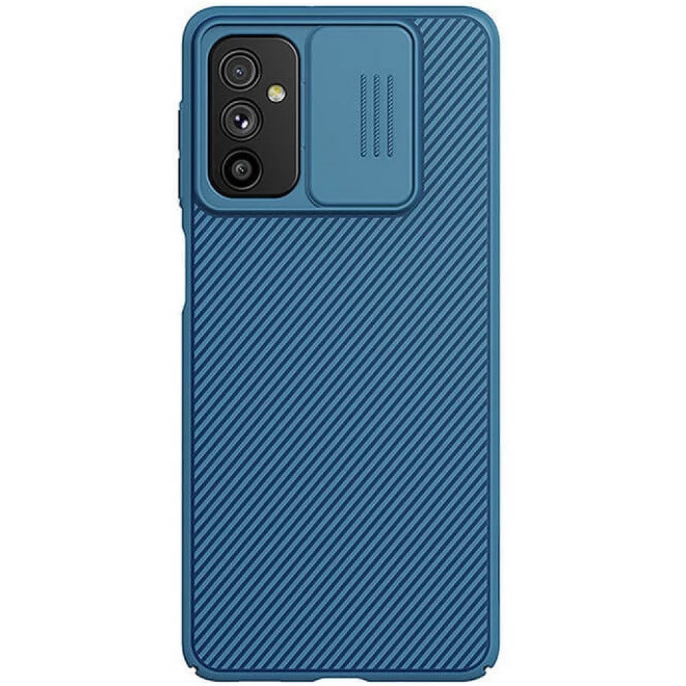 NILLKIN CamShield hátlap csúsztatható kameravédelem Samsung Galaxy M52 5G sötétkék