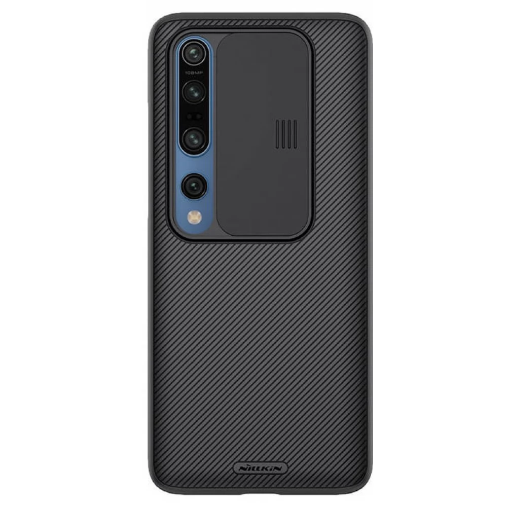 NILLKIN CamShield hátlap csúsztatható kameravédelem Xiaomi 10/10 Pro fekete