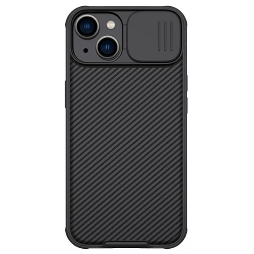 NILLKIN CamShield Pro hátlap csúsztatható kameravédelem iPhone 14 fekete