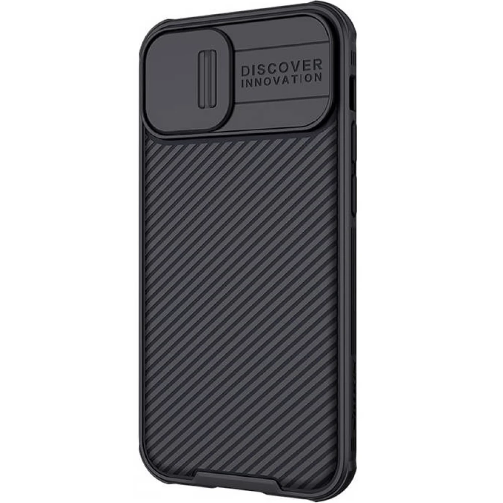 NILLKIN CamShield Pro hátlap csúsztatható kameravédelem iPhone 13 Mini fekete