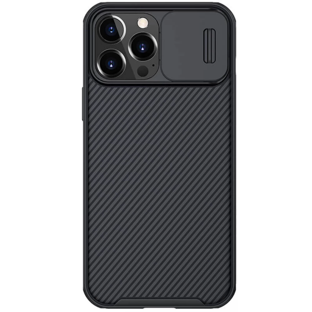 NILLKIN CamShield Pro hátlap csúsztatható kameravédelem iPhone 13 Pro fekete